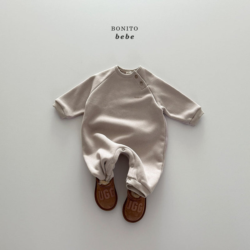 bonito /  knit raglan suit【for baby】