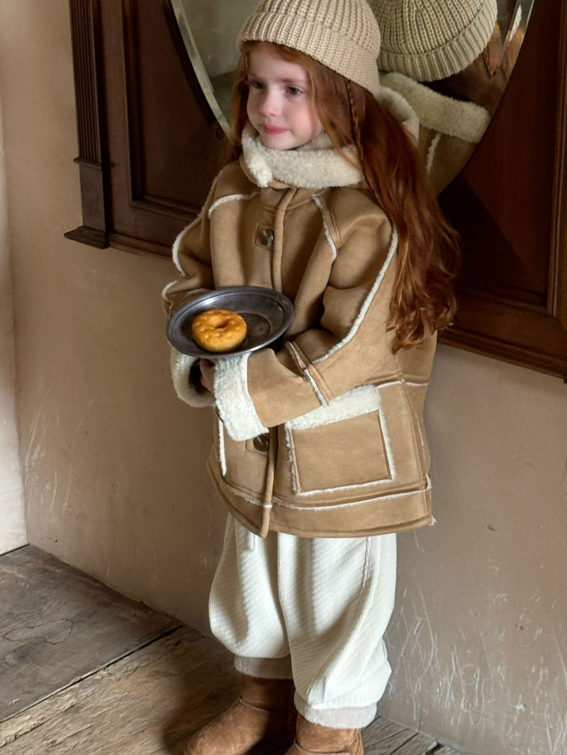 otaly / mouton half coat【for kids , jr】