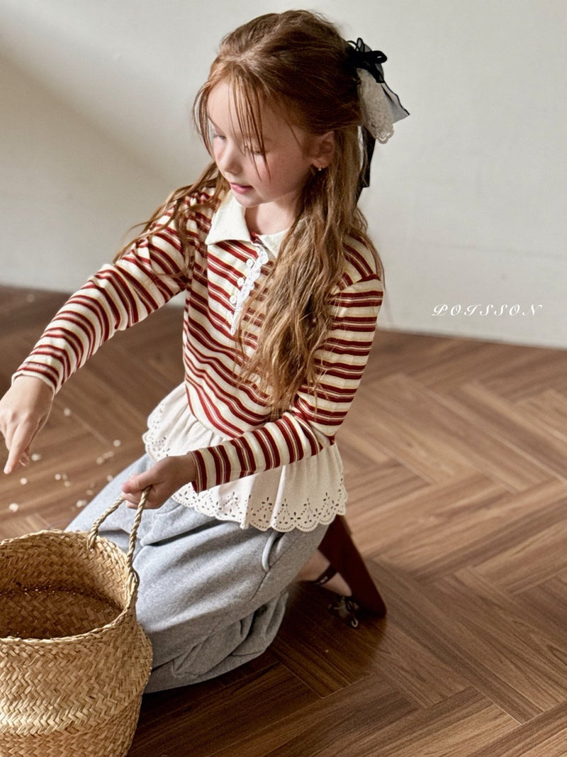 poisson / swade layered skirt【for kids &Jr.】