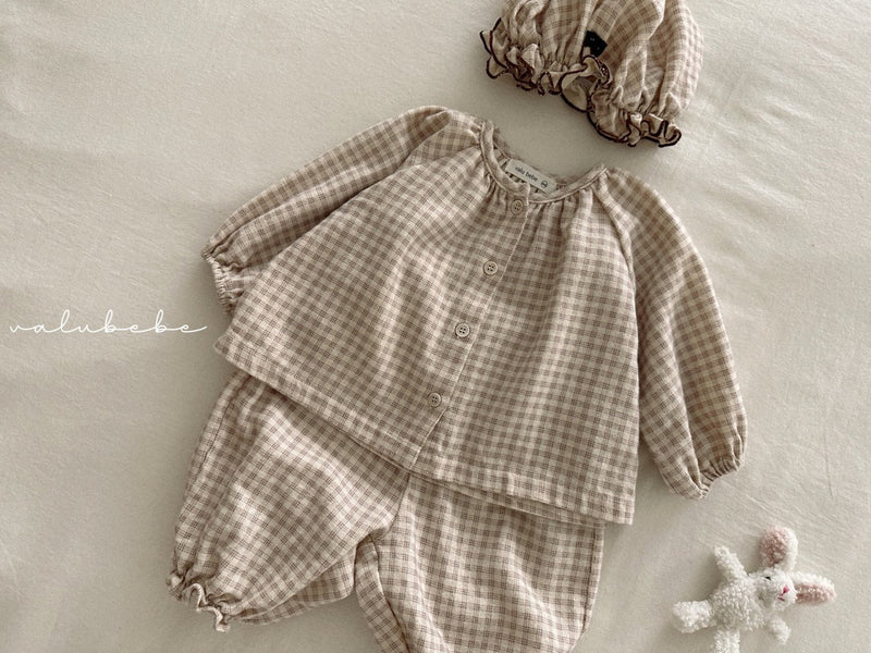 valubebe / pichi check shirt【for baby, kids 】