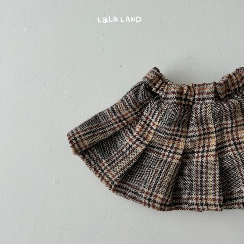 一部即納 Lalaland / london check skirt