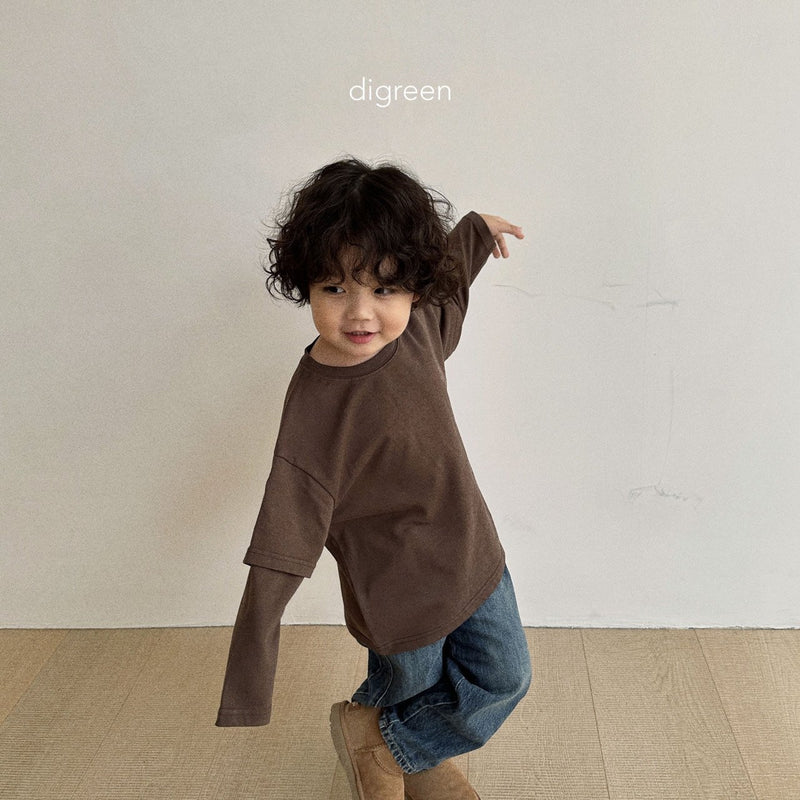 digreen / layered tee