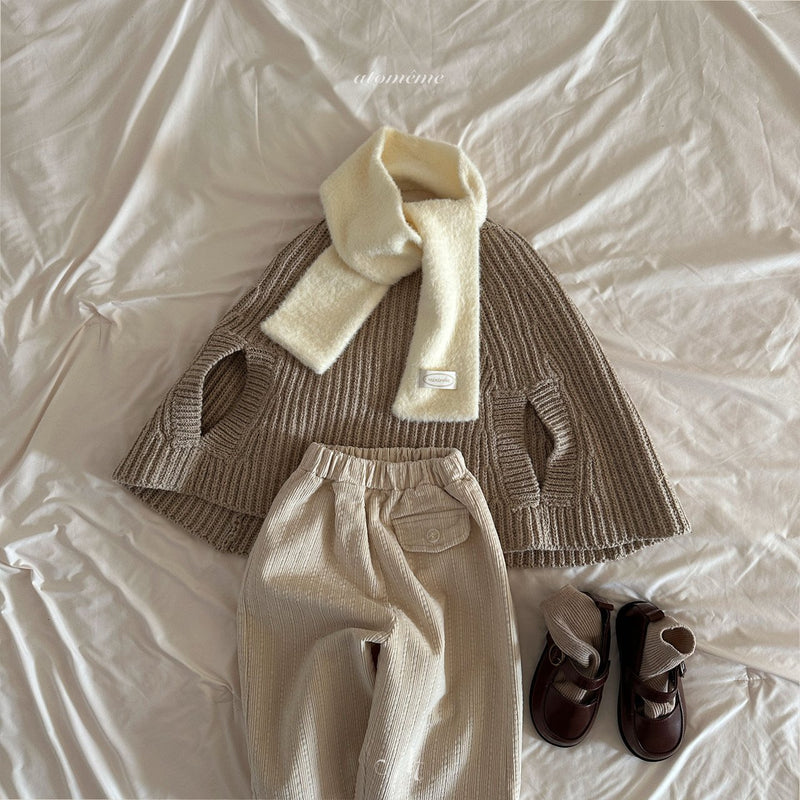 一部即納 atomeme / roy button pants 【 for baby, kids 】