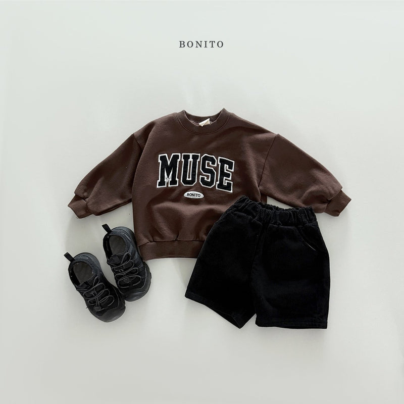 bonito / corduroy half pants【for kids&Jr.】
