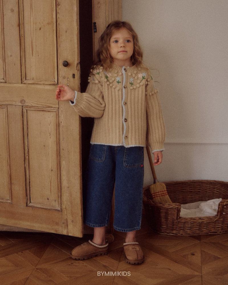 by mimi  / popcorn cardigan【for kids,Jr. 】