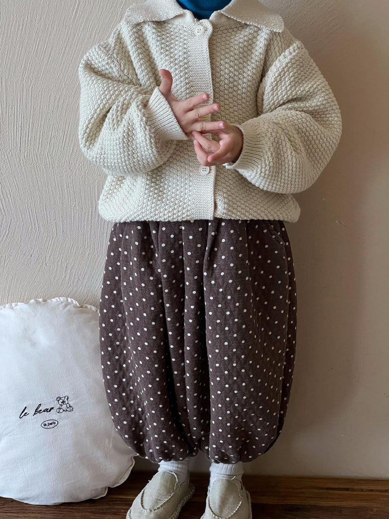 moss knit cardigan【for kids , jr】