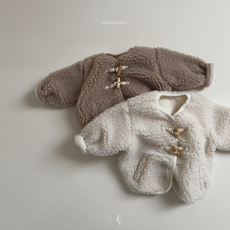 atomeme / fluffy jacket 【 for baby, kids 】