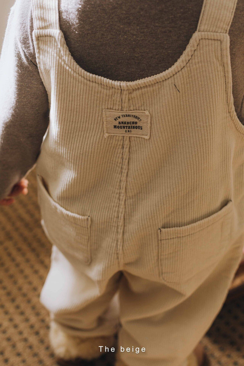 the beige / stitch overall