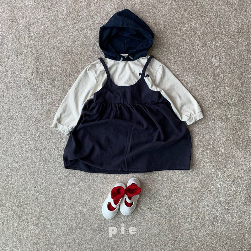 pie / wave hood tee