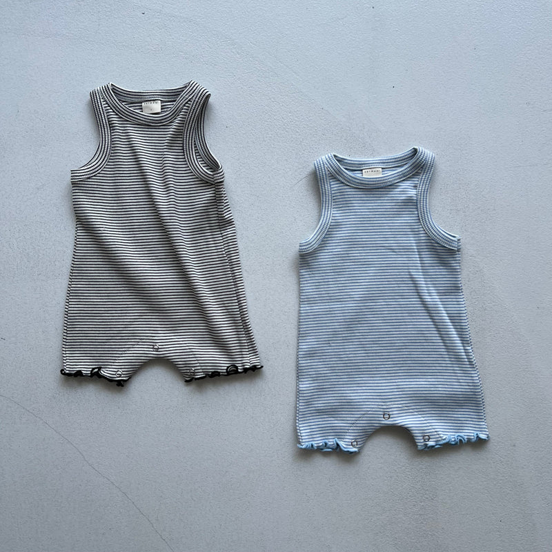 oatmeal / bob stripe suit【for baby】
