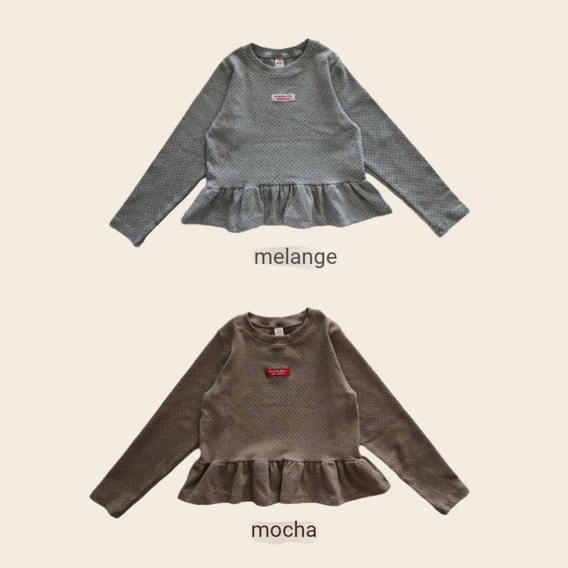 by mimi  / mini dot tee【for kids , jr】