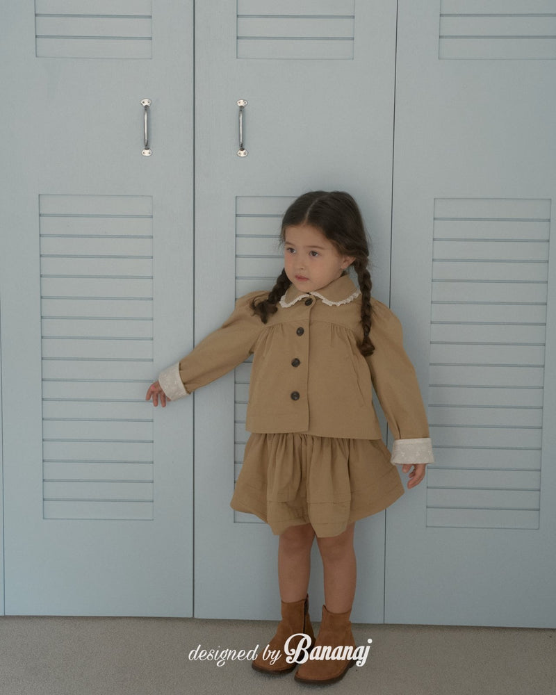 bananaj / player currot skirt【for kids & jr.】