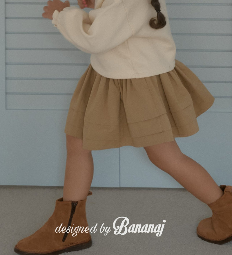 bananaj / player currot skirt【for kids & jr.】
