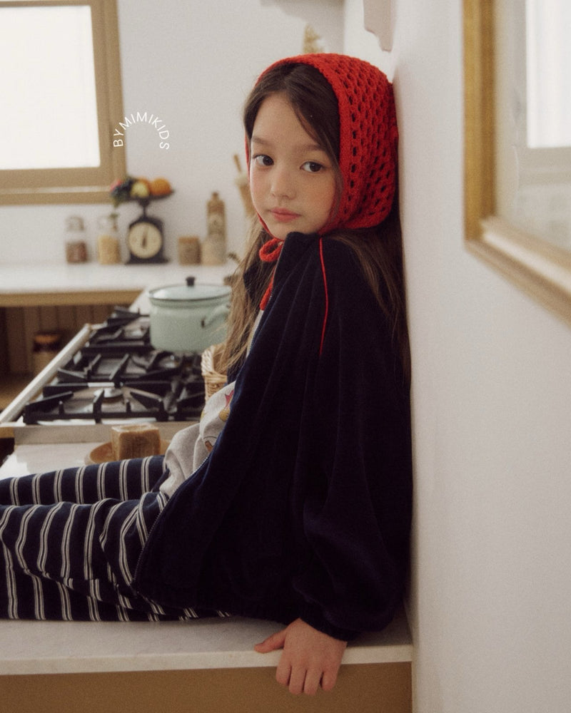 by mimi  / triangle bonnet【for kids , jr】