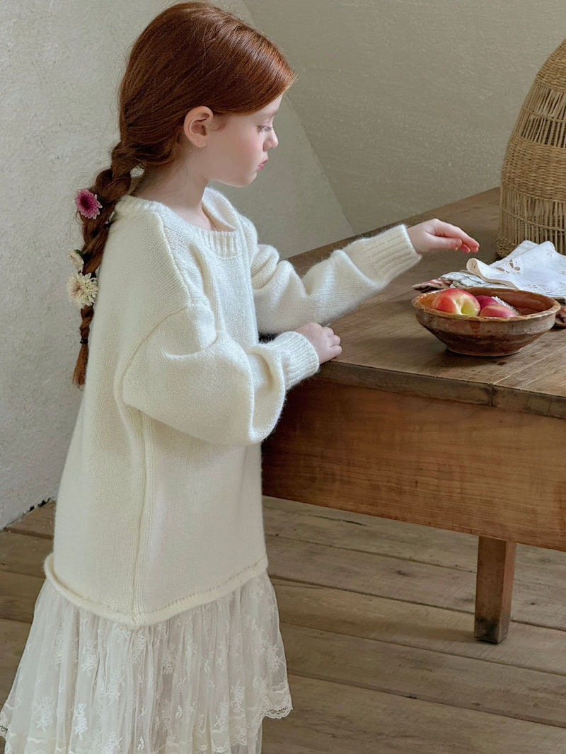 otaly / knit layered one-piece【for kids , jr】(no.5691)