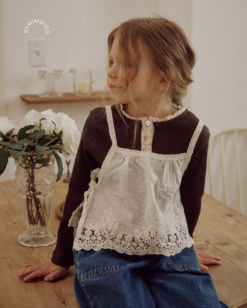 by mimi  / layered bustier【for kids , jr】