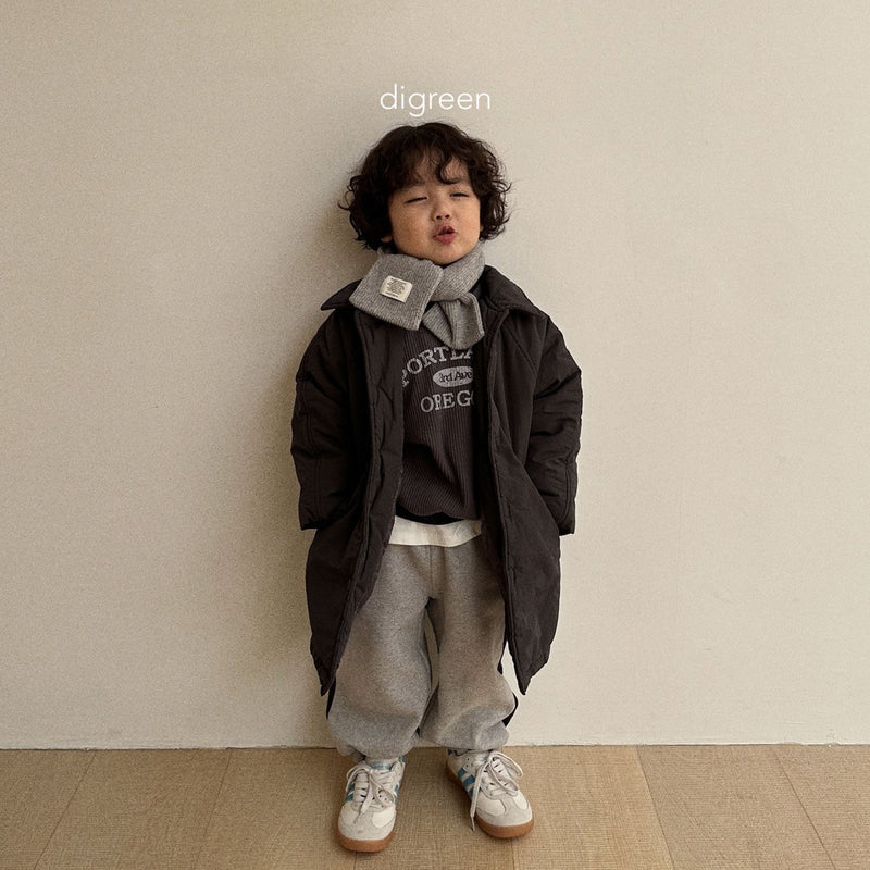 digreen / padded coat