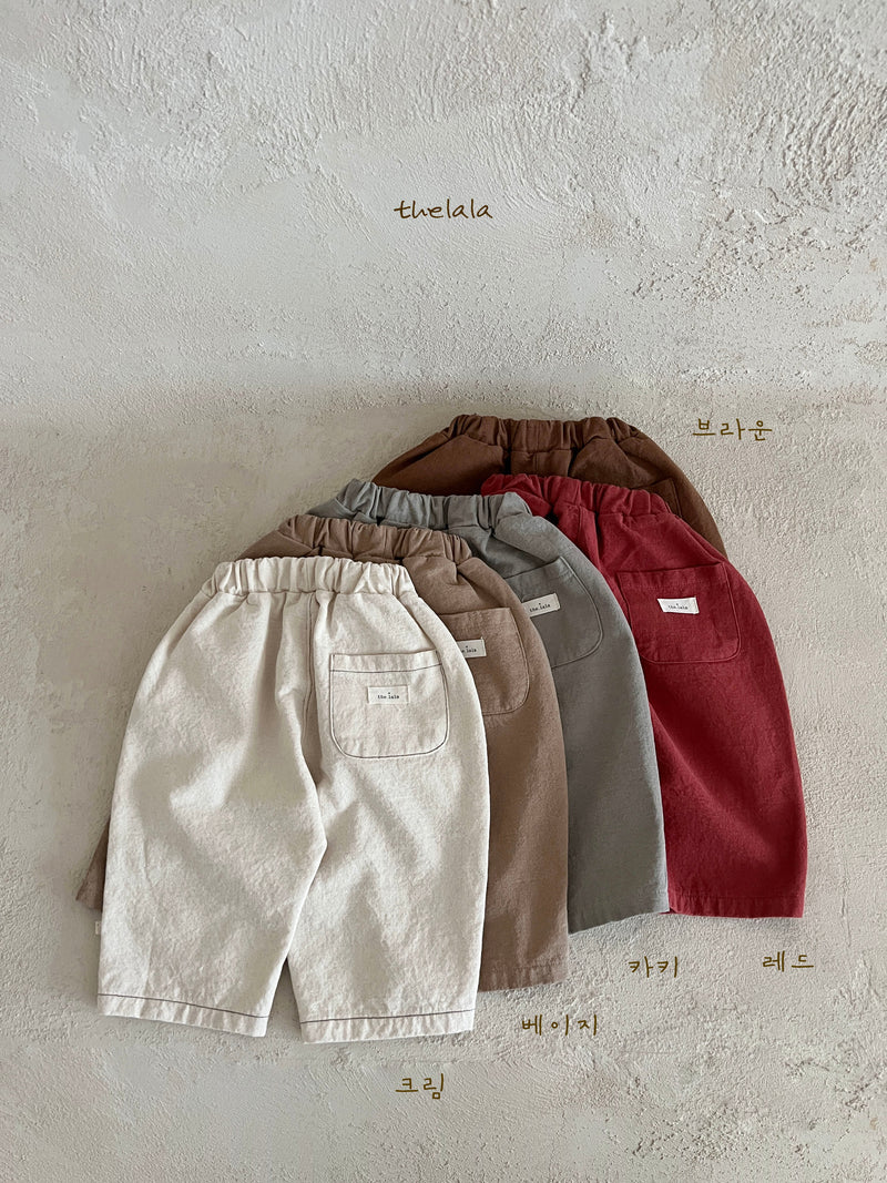 thelala / daily cotton pants