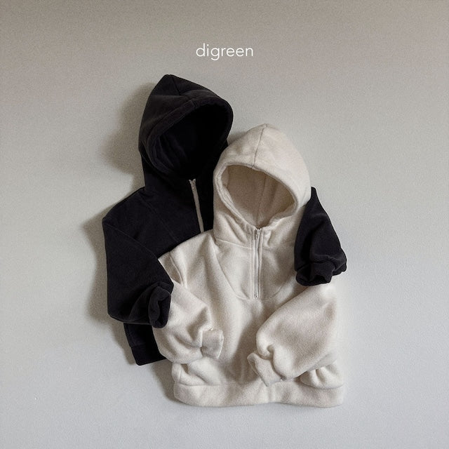 digreen / polar fleece zip-up