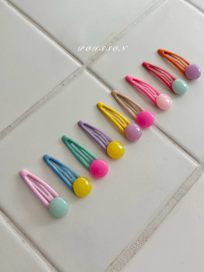 poisson / colorful hairpin (10set)