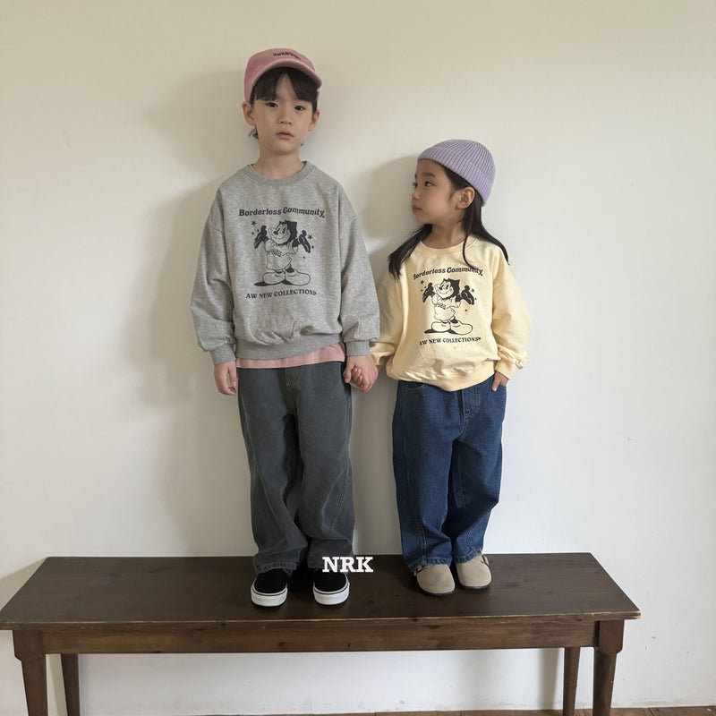 【即納 120size】
 nrk / denim twil pants【for kids & jr.】