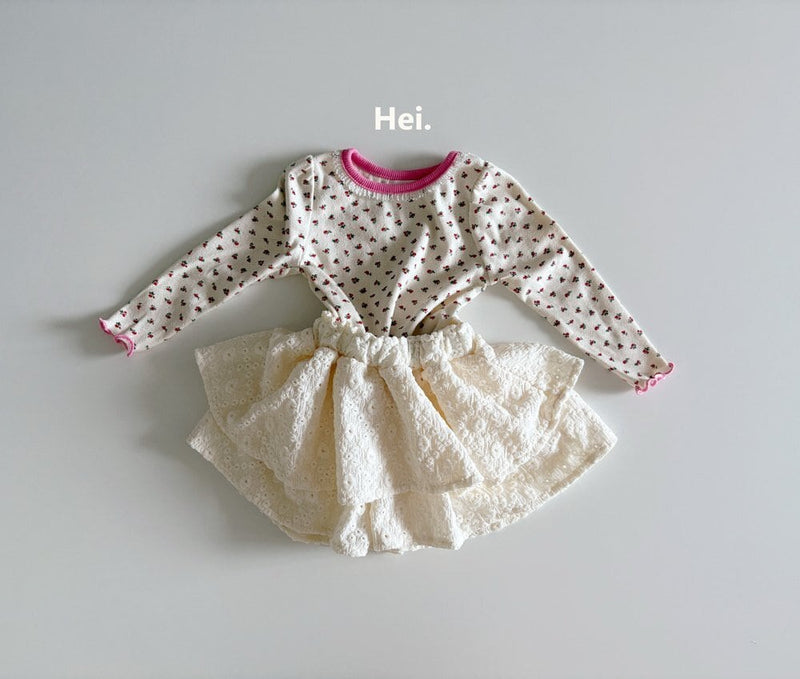 hei. / lace currot skirt【for  kids】