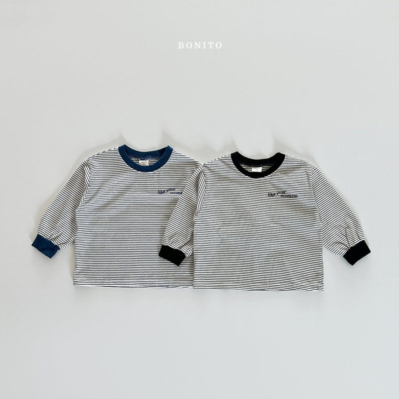 bonito / stripe moment tee