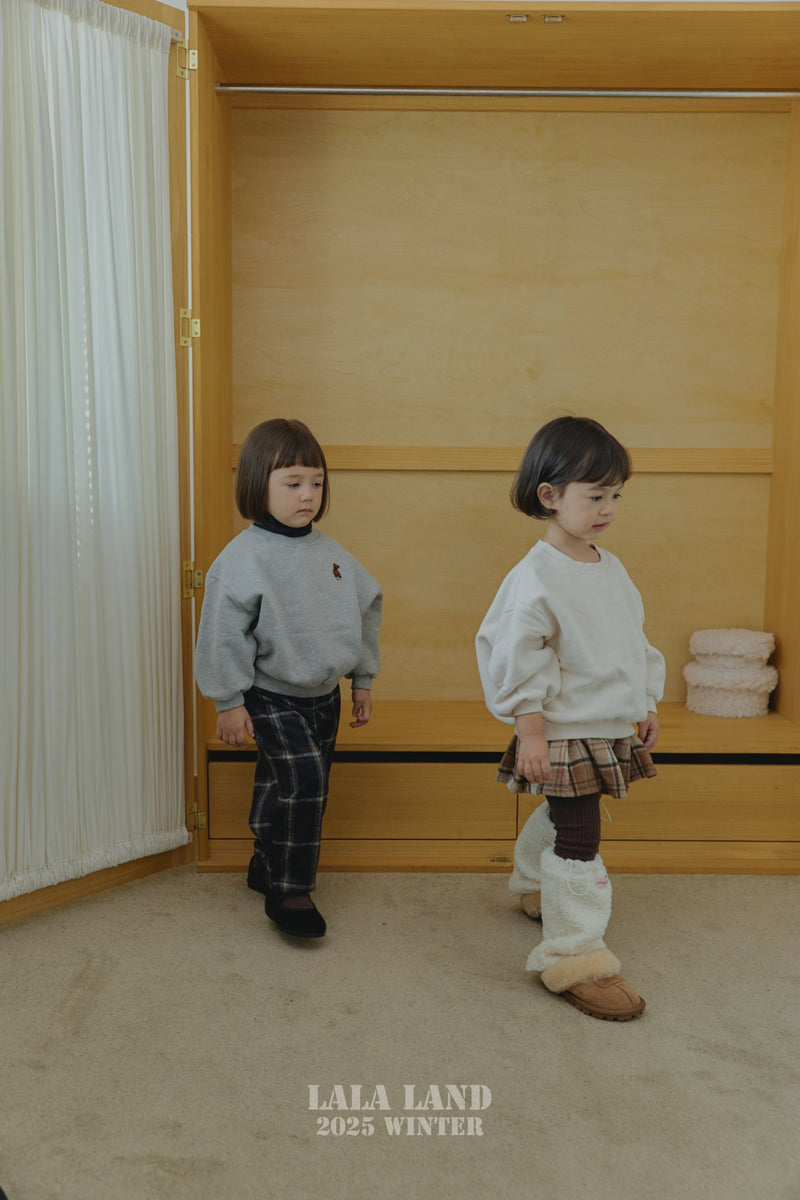 lalaland / bucket check pants【for kids】