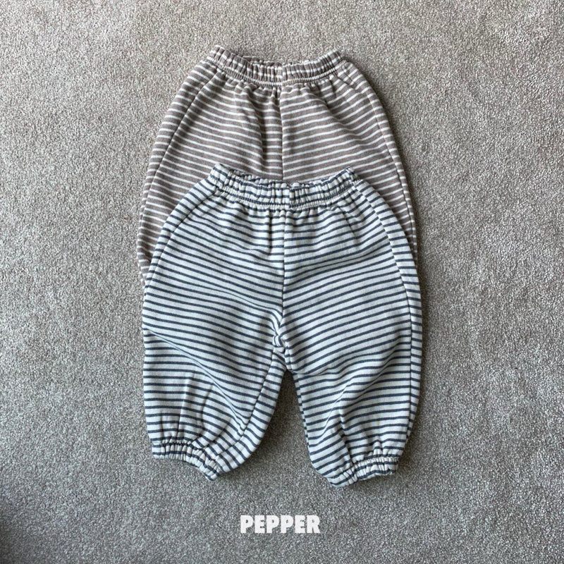 即納 pepper / border jogger pants