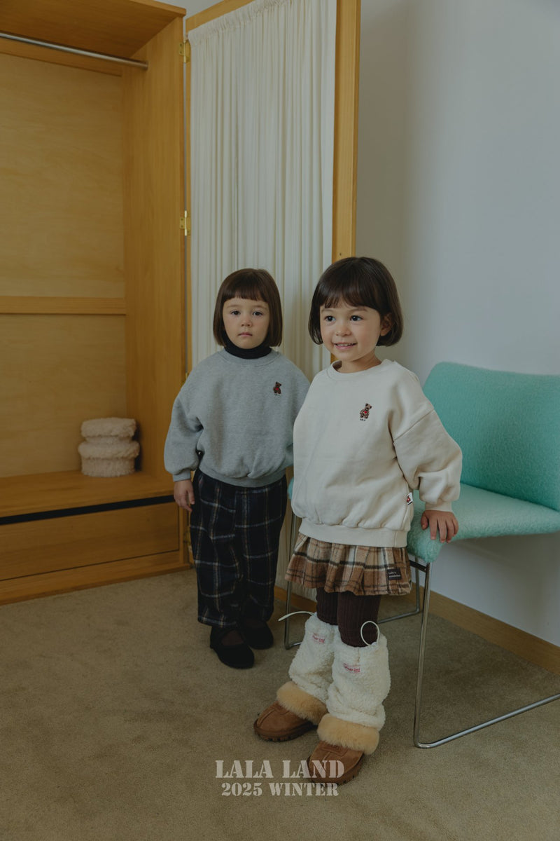 lalaland / bucket check pants【for kids】