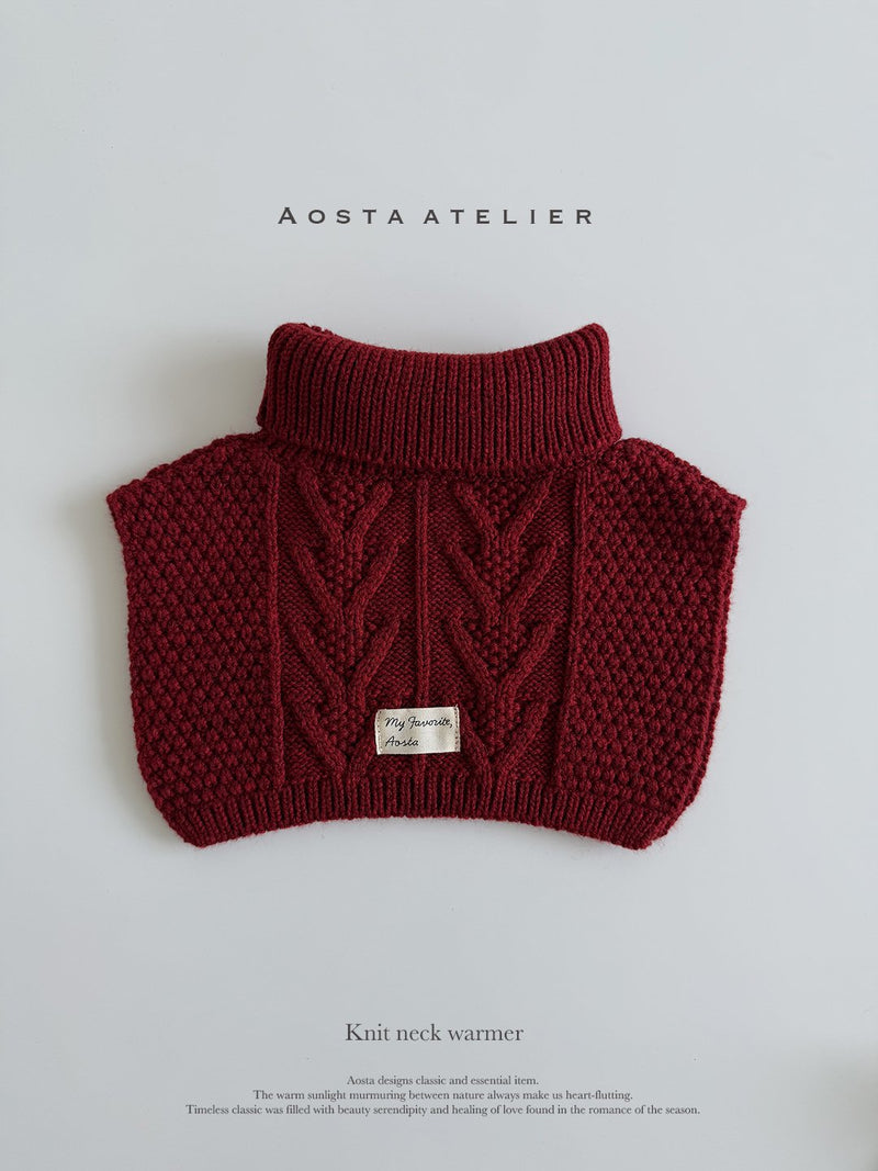 aosta / knit neck warmer