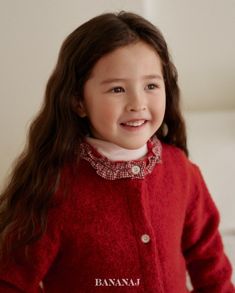 bananaj / jelly cardigan 【for kids & jr.】