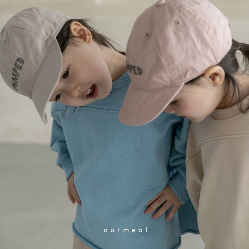 oatmeal / pumped ball cap【for kids】