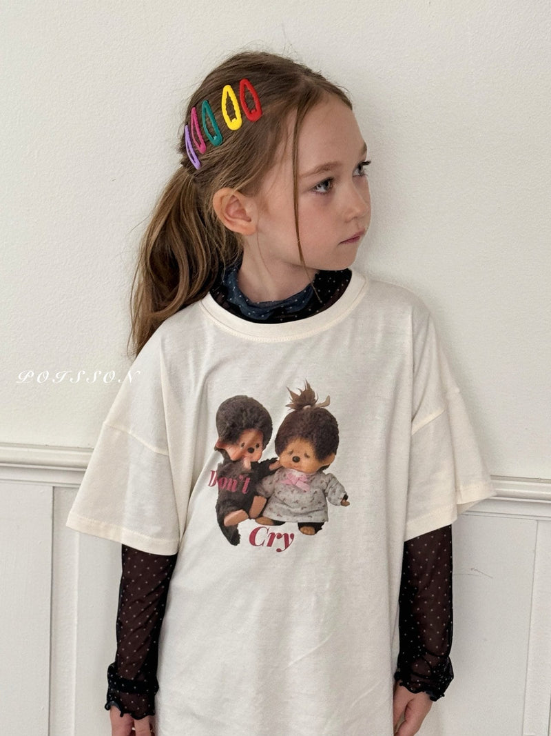 poisson / lace half tee【for kids &Jr.】