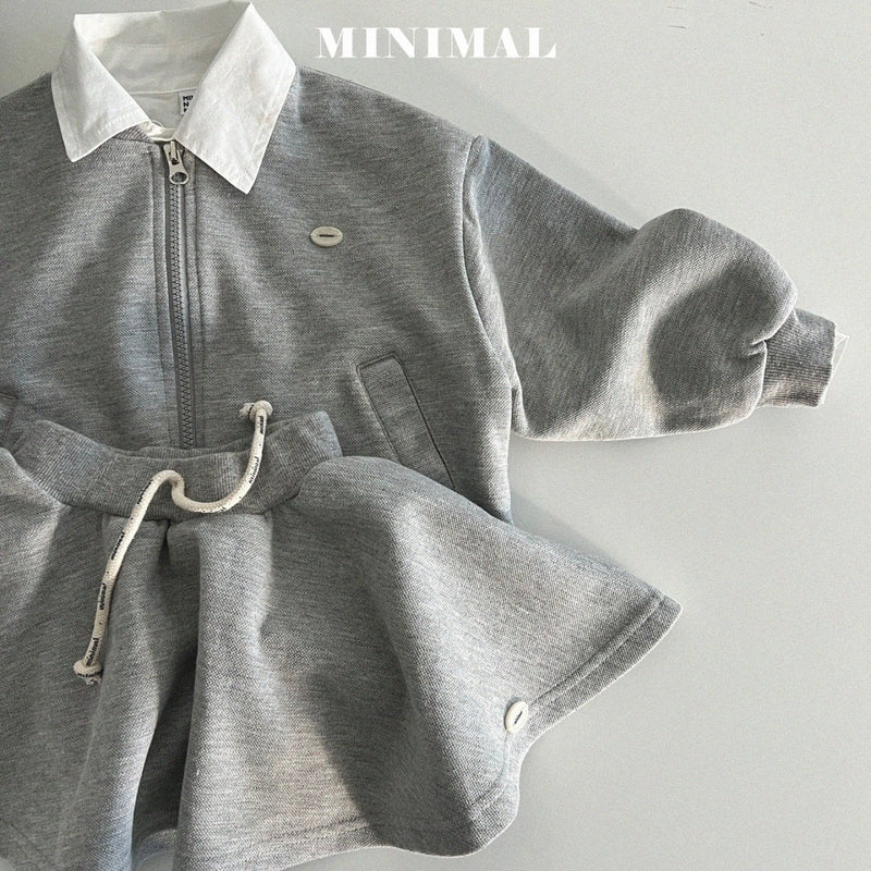 minimal / cozy zipup jumper【for kids &Jr.】