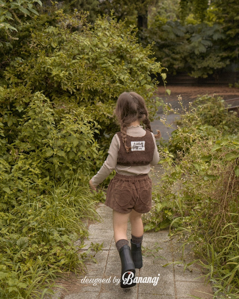 bananaj / mongsil vest【for kids & jr.】