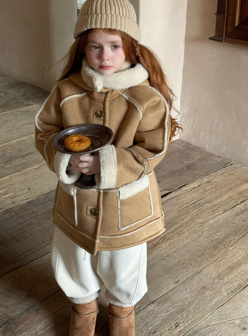 otaly / mouton half coat【for kids , jr】