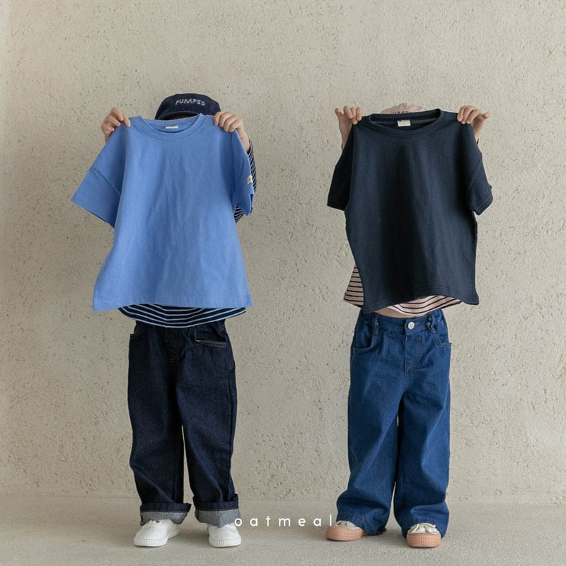 oatmeal / 1+1 package tee【for kids】