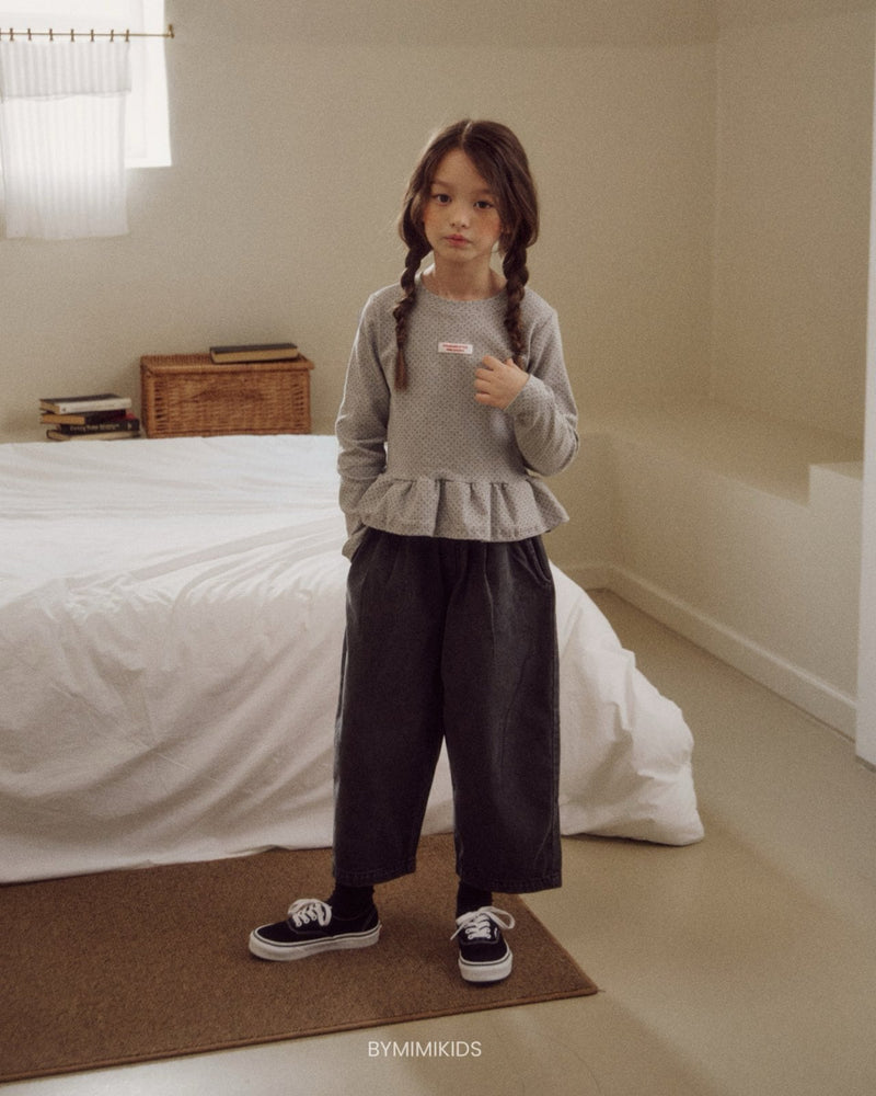 by mimi  / mini dot tee【for kids , jr】