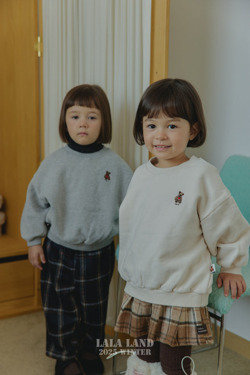 lalaland / bucket check pants【for kids】