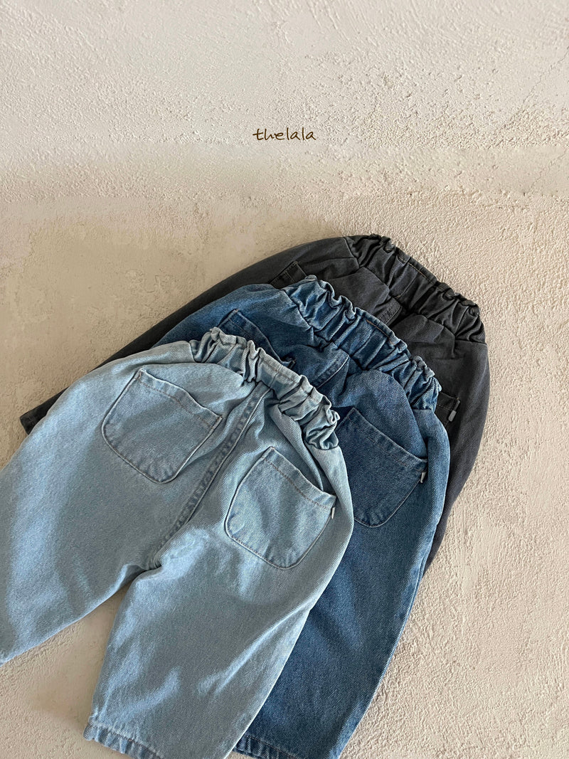thelala / gogo blue denim pants