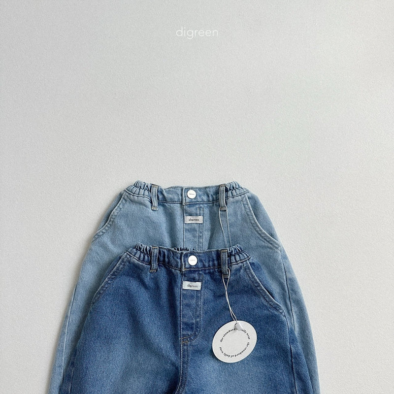digreen / volume denim pants【for kids】