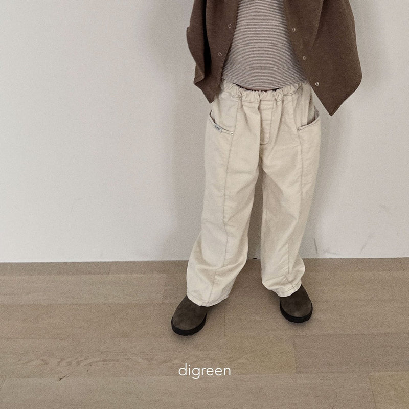 digreen / rivet pants