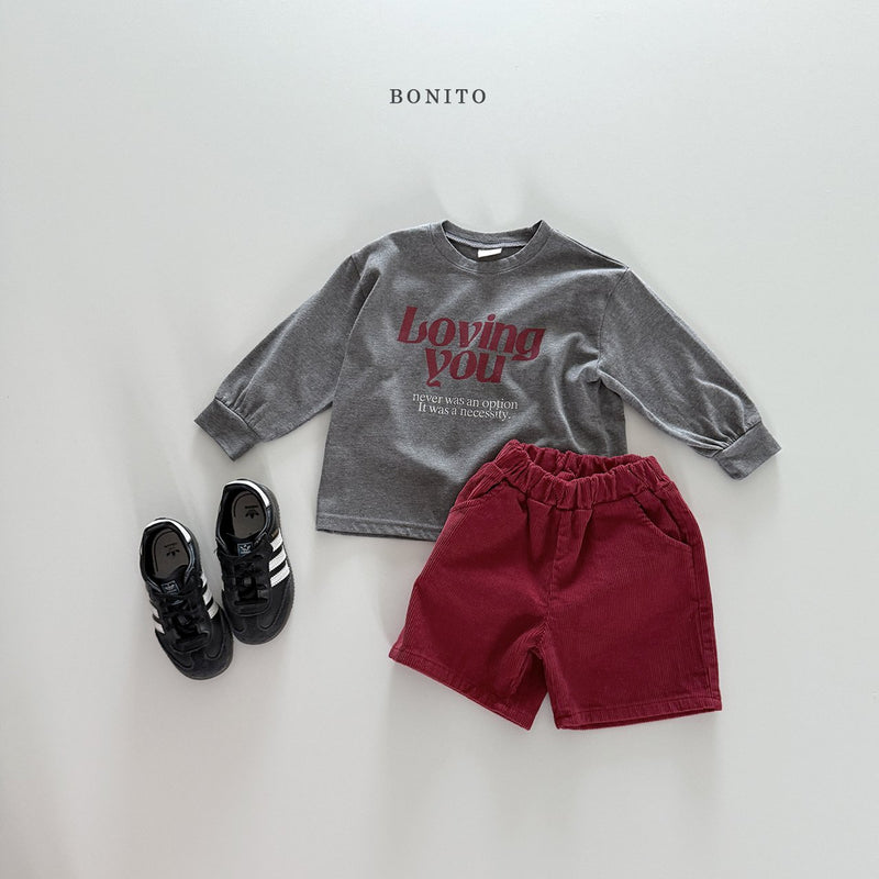bonito / loving you shibori t【for kids&Jr.】