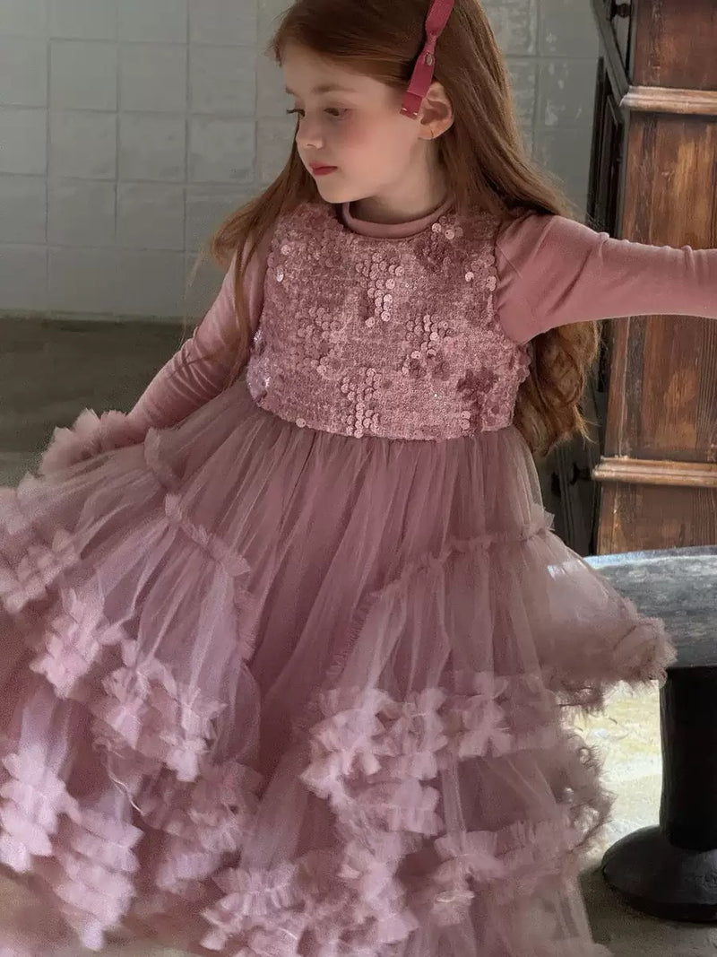 otaly / pink celebrate one-piece tops set【for kids , jr】