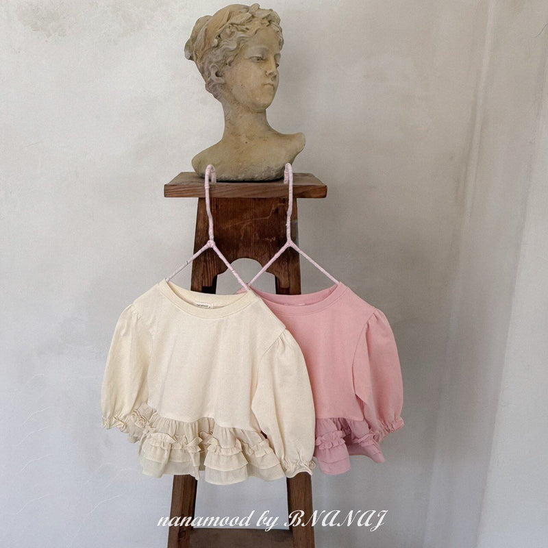 nanamood by banana.j / bebe lopple point tee 【for baby】