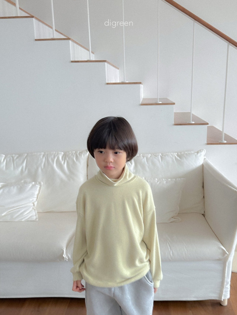digreen / teddy turtleneck【for kids】