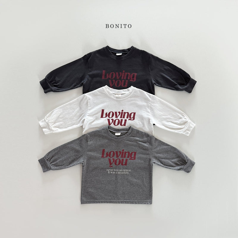 bonito / loving you shibori t【for kids&Jr.】