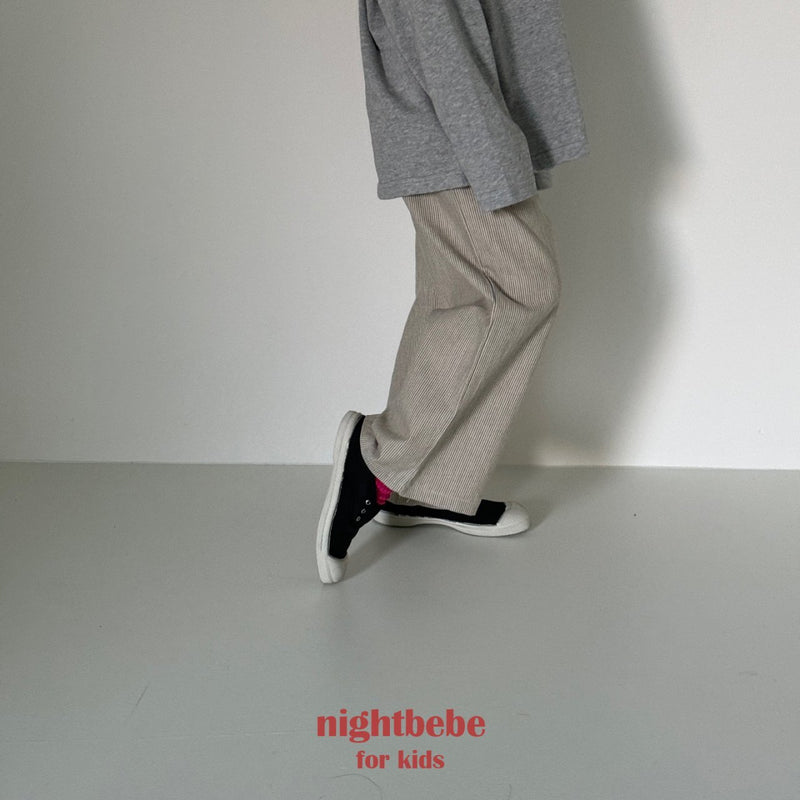 nightbebe / bonjour stripe pants