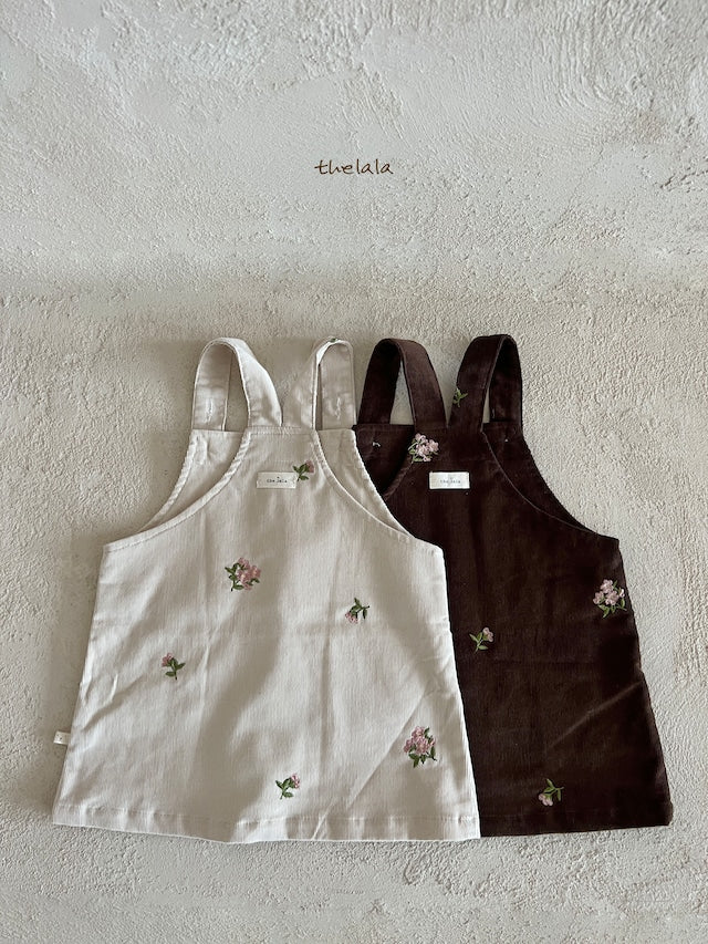 thelala / cream corduroy onepiece